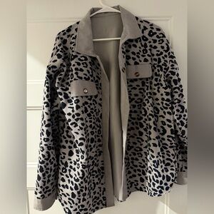 Leopard Print Women's Shacket